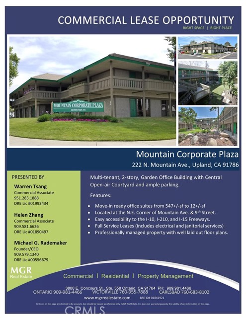 Mountain, 91786, ,Commercial,For Sale,Mountain,208,IV20197779