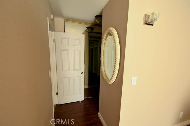 Master Bedroom View of Doorway Entry