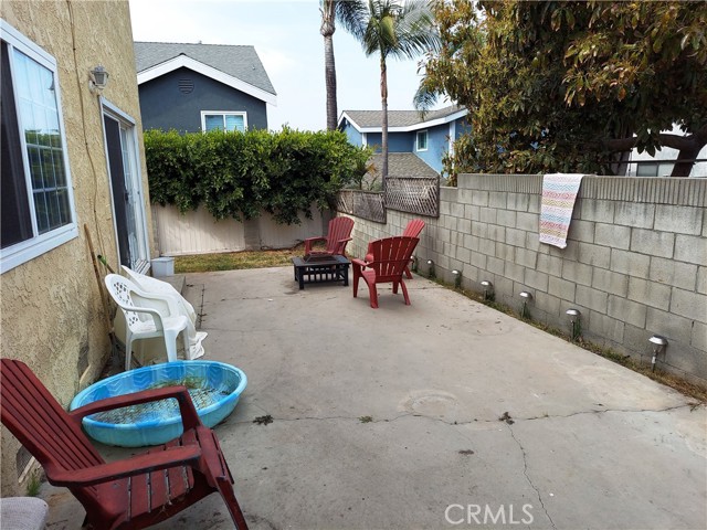 Back house patio.