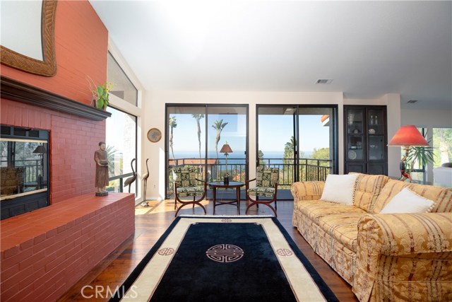 Enjoy this stunning view from the family room through large sliding glass doors