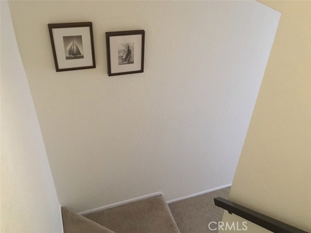 stairwell down to the bottom level