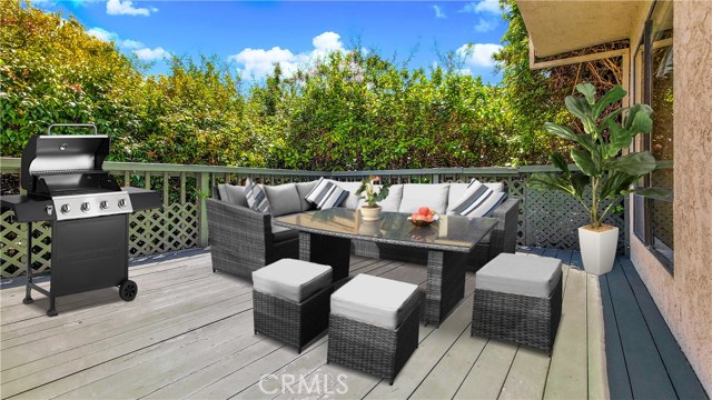 Deck-Patio Area  VIRTUAL STAGING