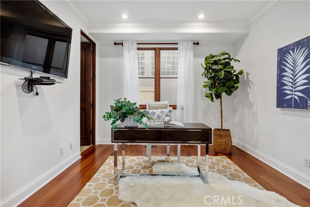 Main floor bedroom with bathroom.  Great office or guest space.