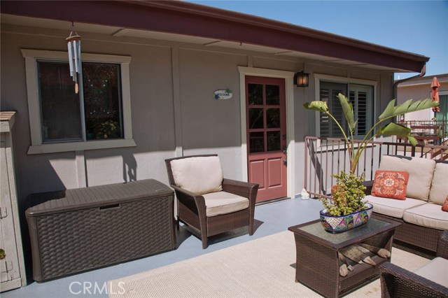 Outside patio area.