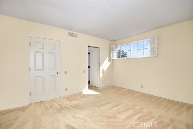 Master bedroom to bathroom view