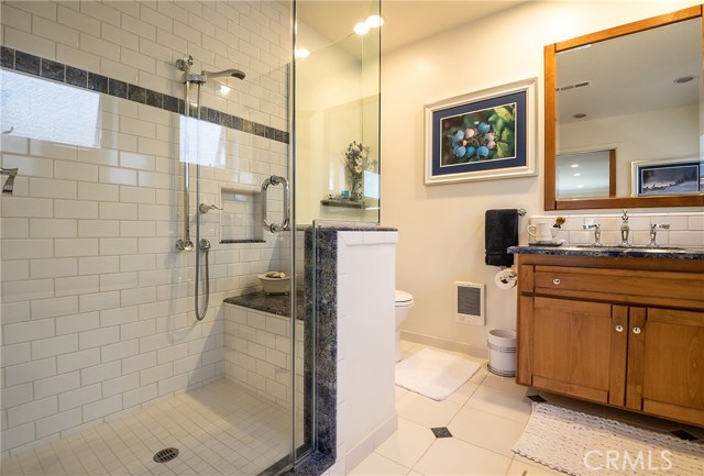 giant shower in master bathroom..