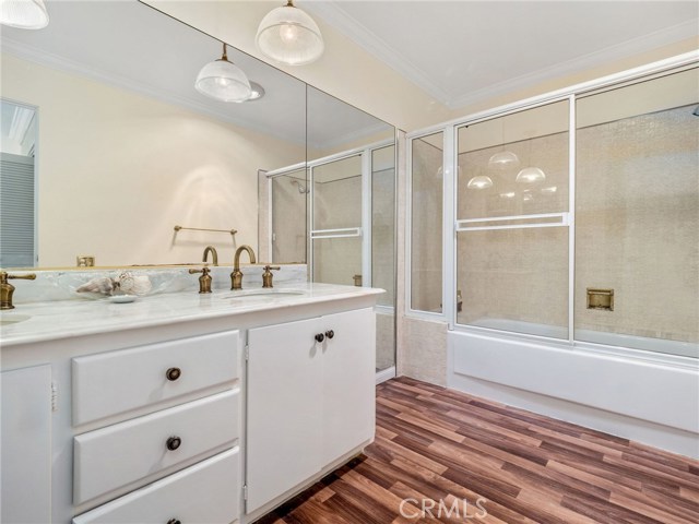 Shower in tub