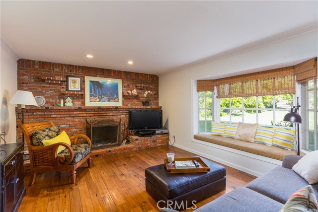 Family room off of kitchen.