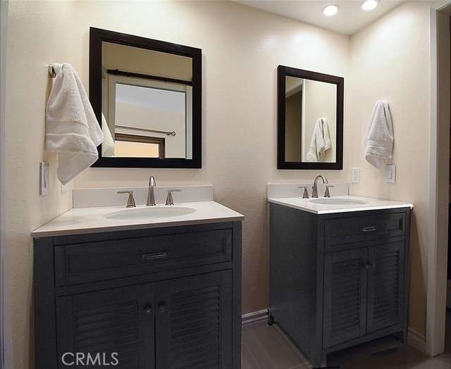 Remodeled Master Bathroom with Double Vanity Remodeled Master Bathroom with Double Vanity