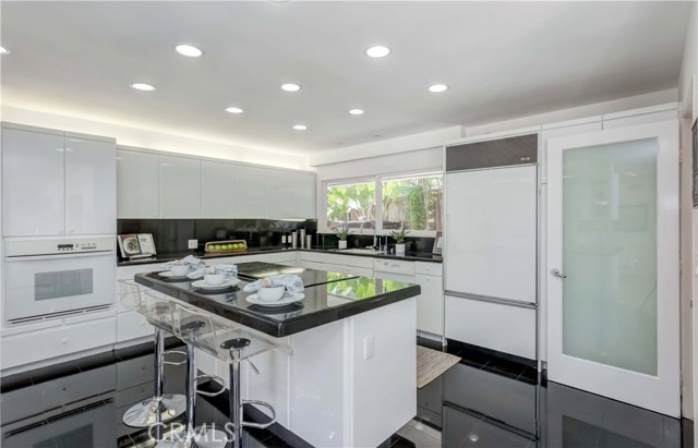 Built-in oven, refrigerator and range stoves.