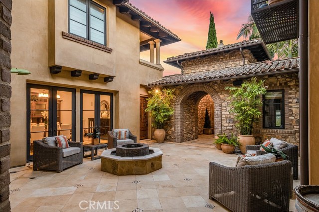 Wood door on left leads to oversized 3 car garage