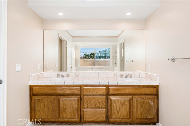 Primary Bathroom with Double Sinks