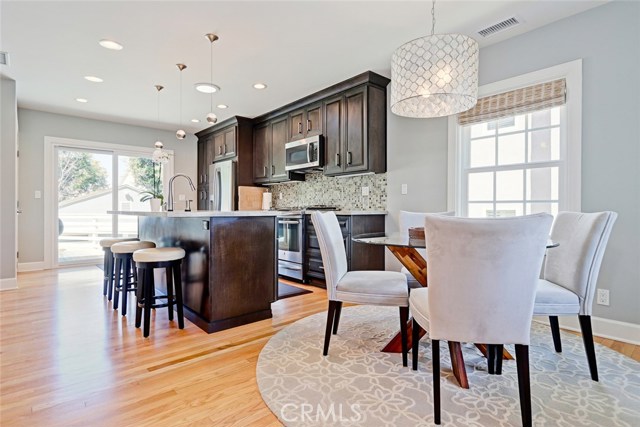 new kitchen and dining area