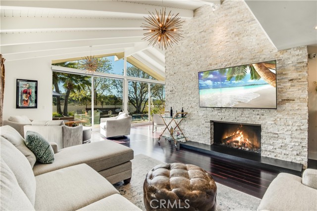 Living room entertainment area