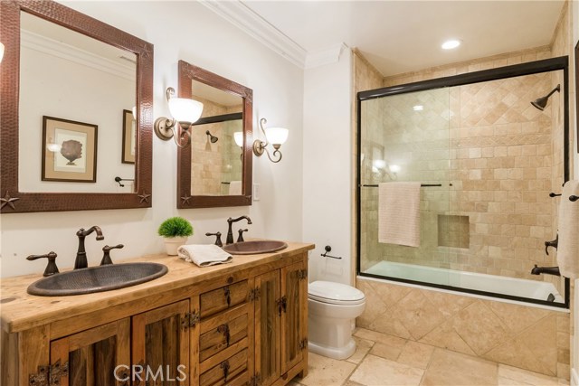 Master bathroom in main house