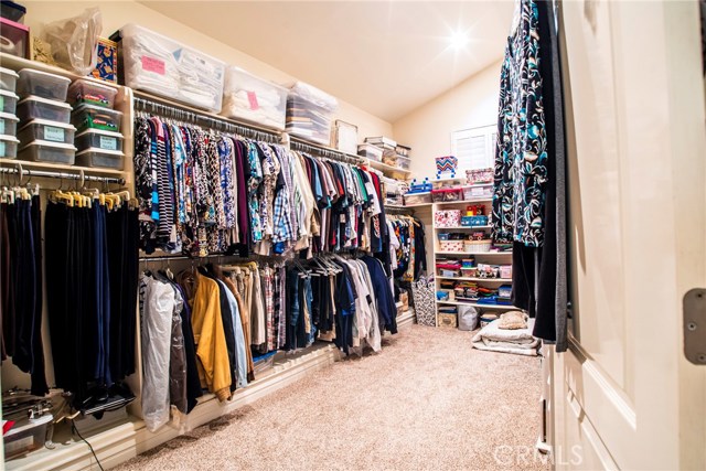 Master closet... this room is audacious!