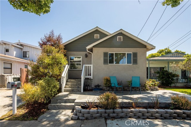 Relax on your front flagstone deck