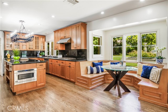 Great kitchen with center island and breakfast area.