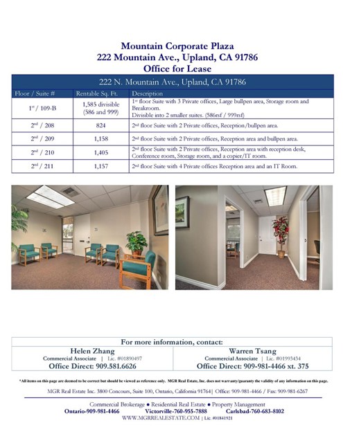 Mountain, 91786, ,Commercial,For Sale,Mountain,208,IV20197779