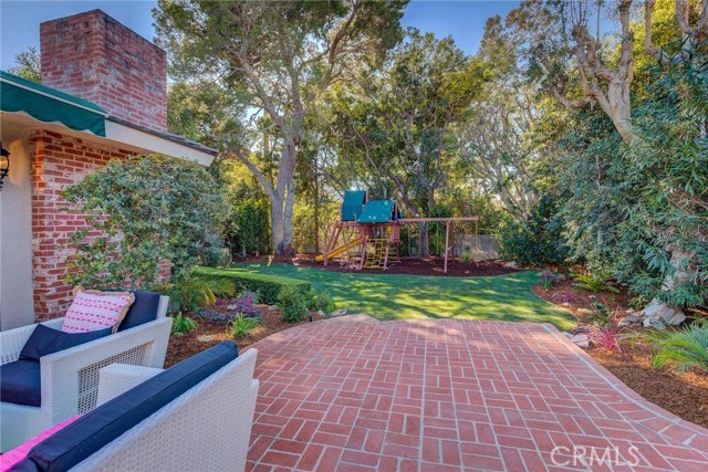 This private yard is one of the property's best features.