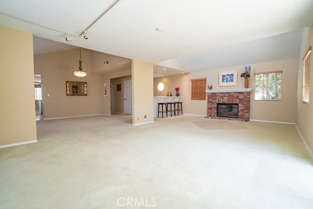 Formal Living Room, Dining Room looking towards the Wet Bar