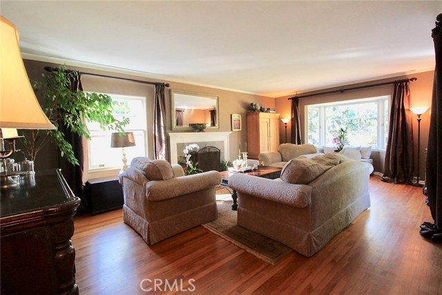 Living Room w/Fireplace - Front Right of home