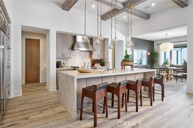 A2 model home, kitchen and dining room.