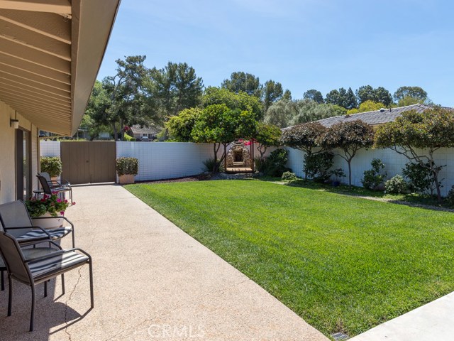 From the front entrance area with the gazebo in the corner.