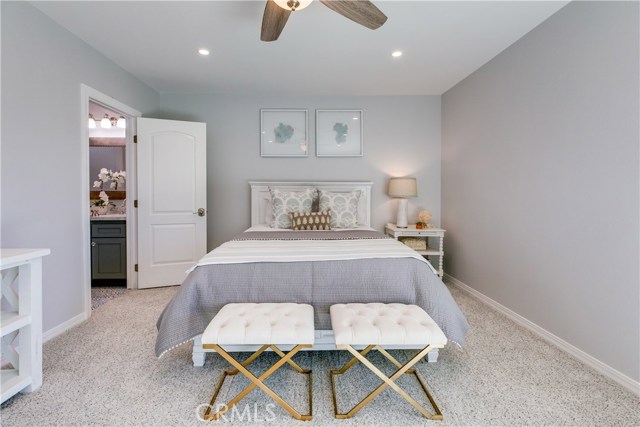 Master bedroom with en-suite bathroom