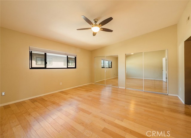 Spacious master bedroom.