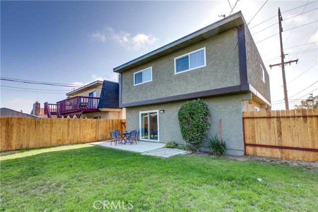 This large and spacious back yard offers room to play, entertain and take in the warm South Bay nights