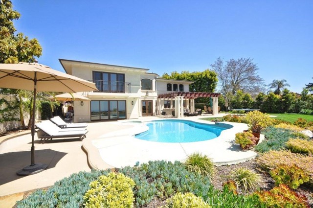 Back Elevation with Pool