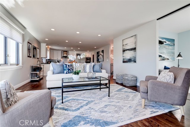 Light, bright and open floor plan from the formal living room with adjacent bonus room.