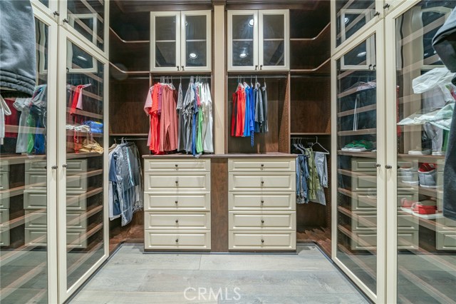 The master closet is a dream come true! A place for everything with room to grow.