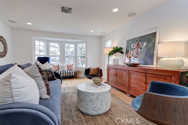 Bright open living area.