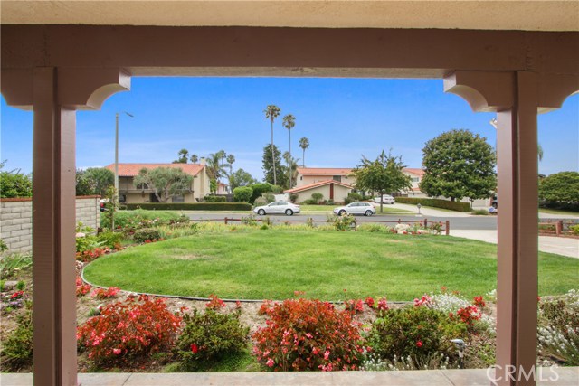 From porch looking toward street!