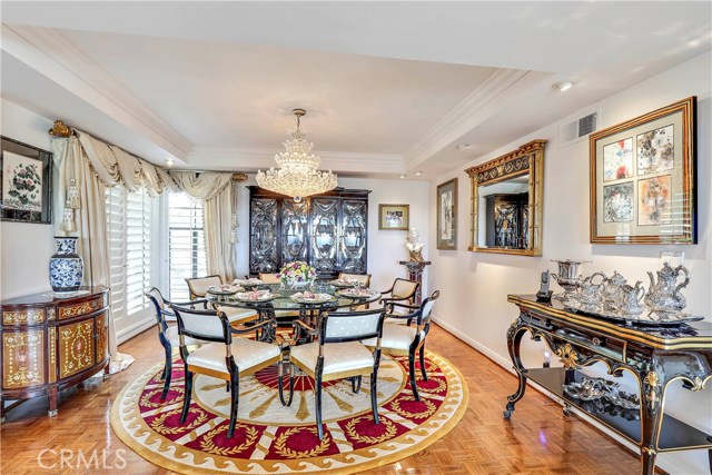 Formal dining area.