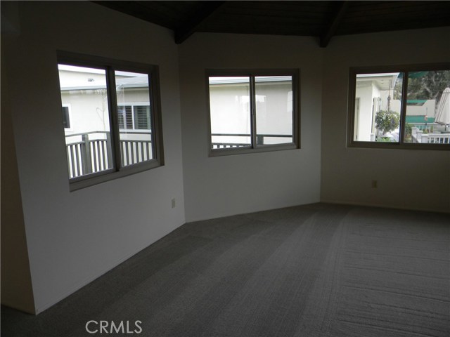 Living Room with partial view of back patio