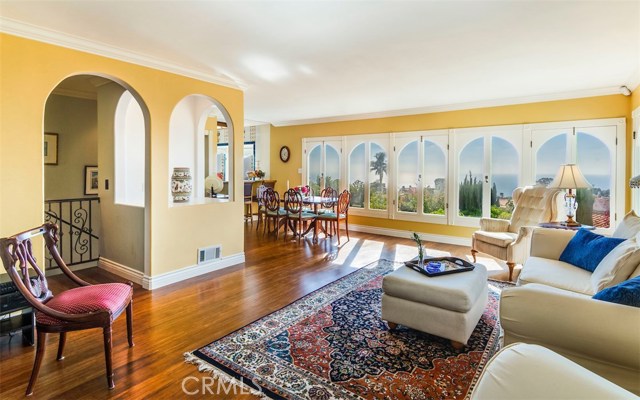 Open Living Room and Dining Room