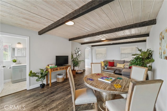 Flex room has its own bath.