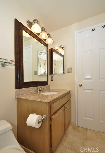 Another view of the 3/4 remodeled bath.