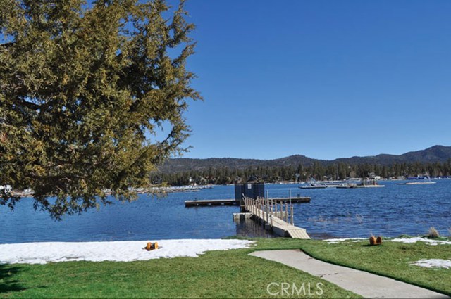 Day use Dock shown in higher lake level. Dock is currently not available