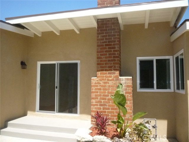 This is the slider from the living room to the side yard patio.