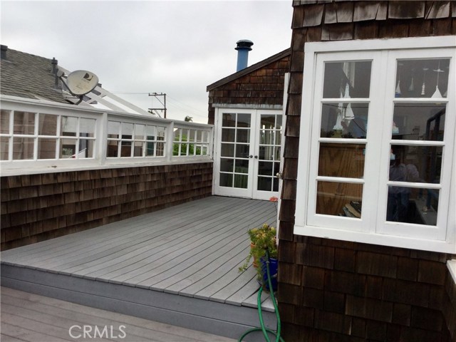 N. View of master bedroom deck