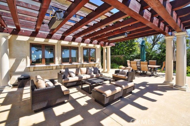Back Trellis Patio Area