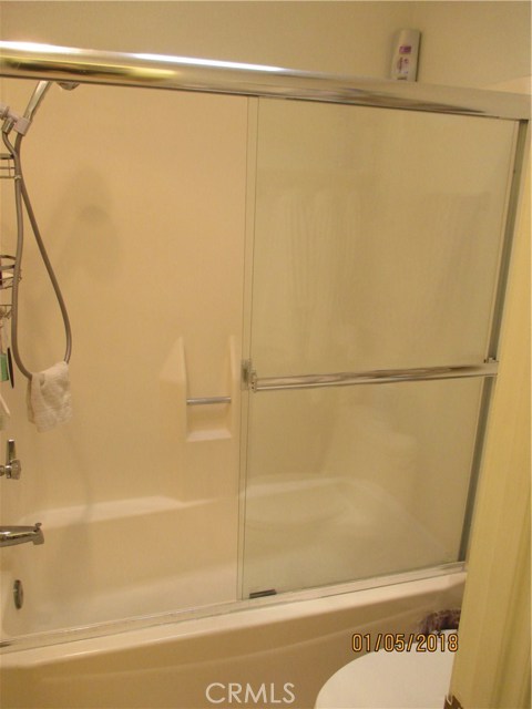 Main bathroom shower-tub area.