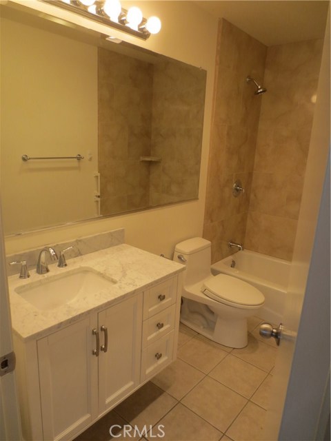 Master bathroom has direct access from the master bedroom
