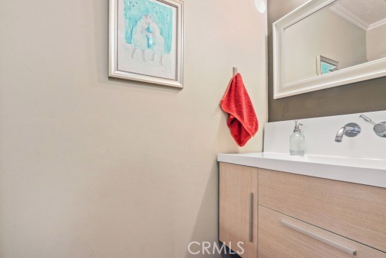 Newly remodeled first level powder room