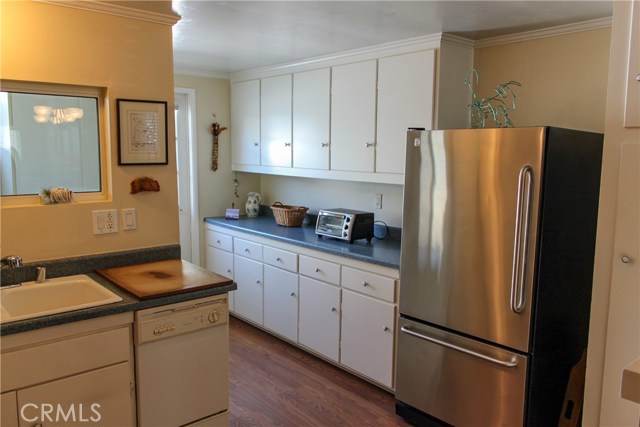 Kitchen with ample storage.