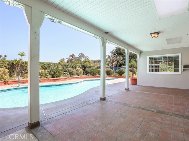 Covered patio